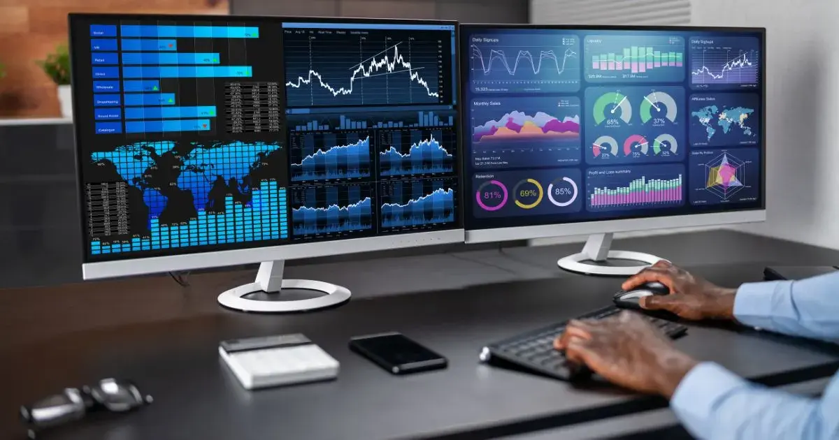 Financial analytics dashboard 2