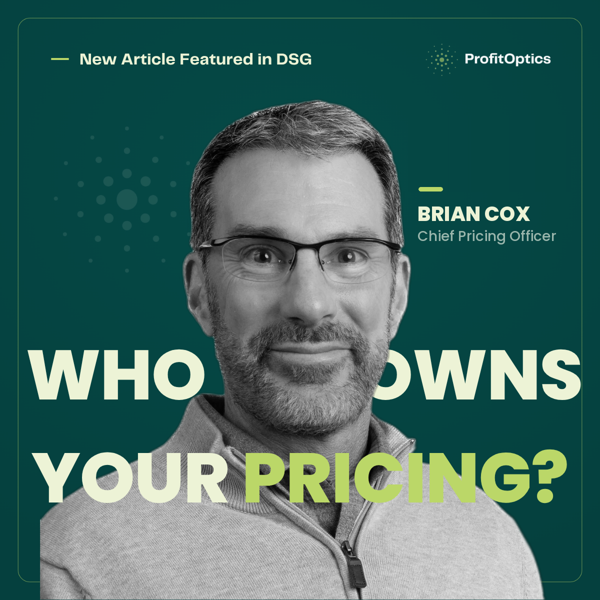 Brian Cox Tackles Pricing Chaos in Distribution Strategy Group