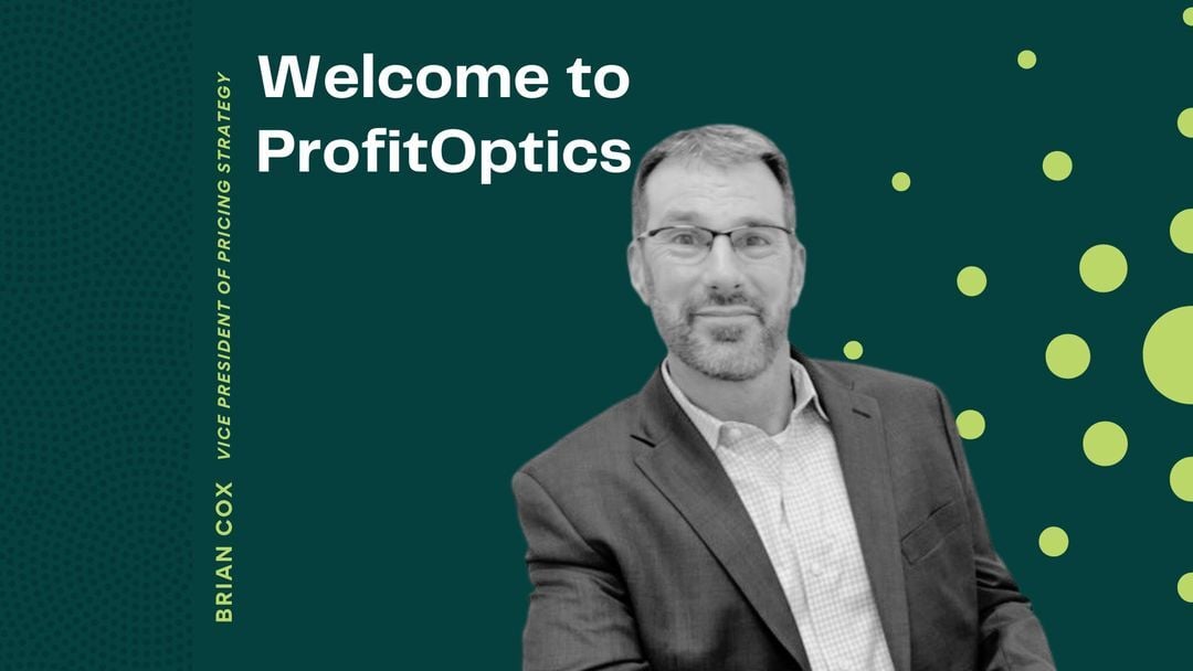 ProfitOptics Welcomes Brian Cox as Vice President of Pricing Strategy